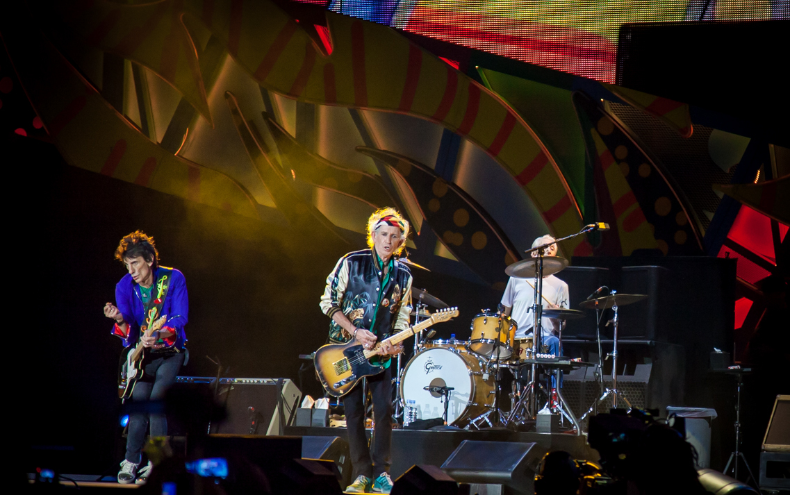 Rolling Stones performing in Havana